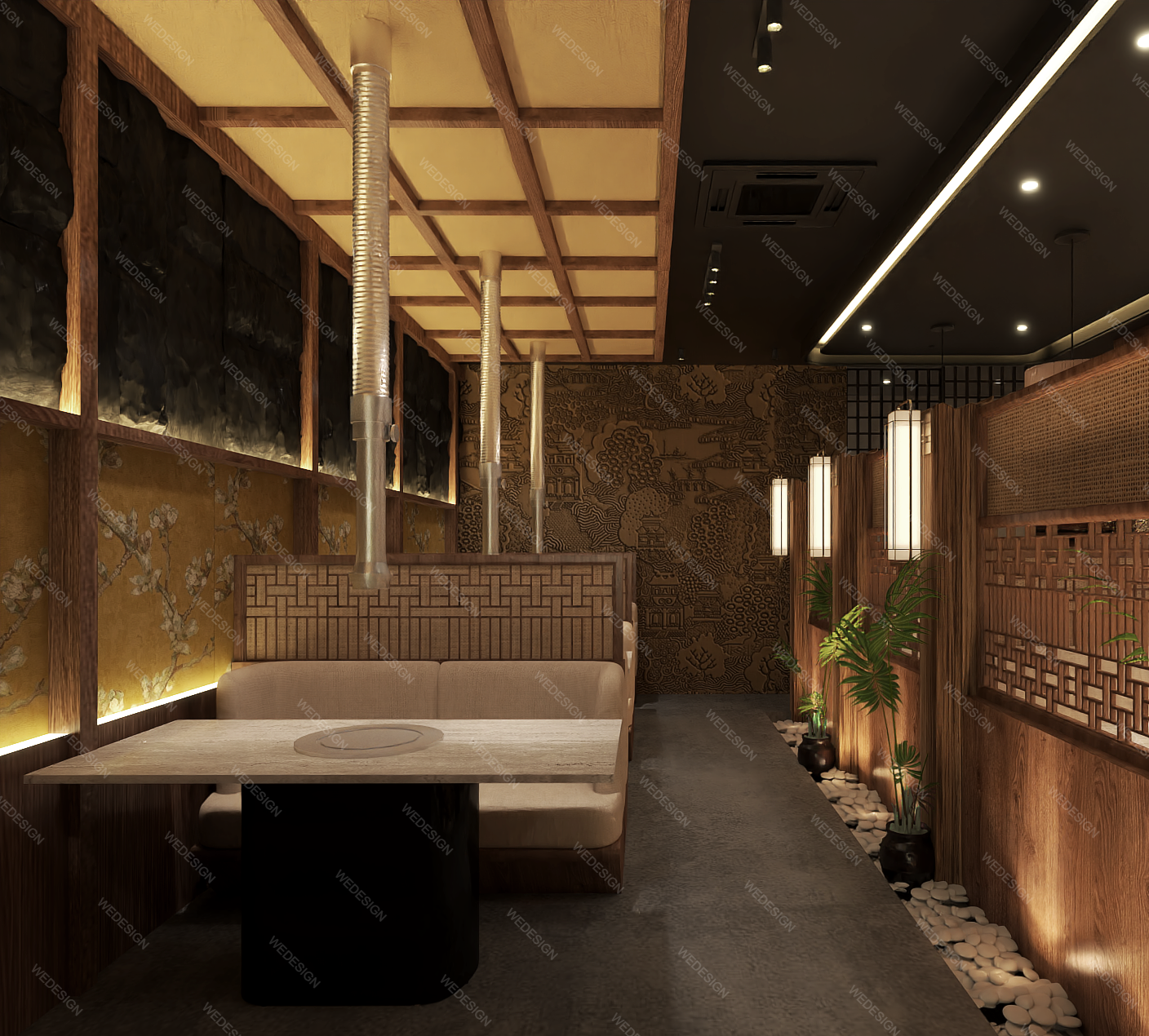 Restaurant interior concept