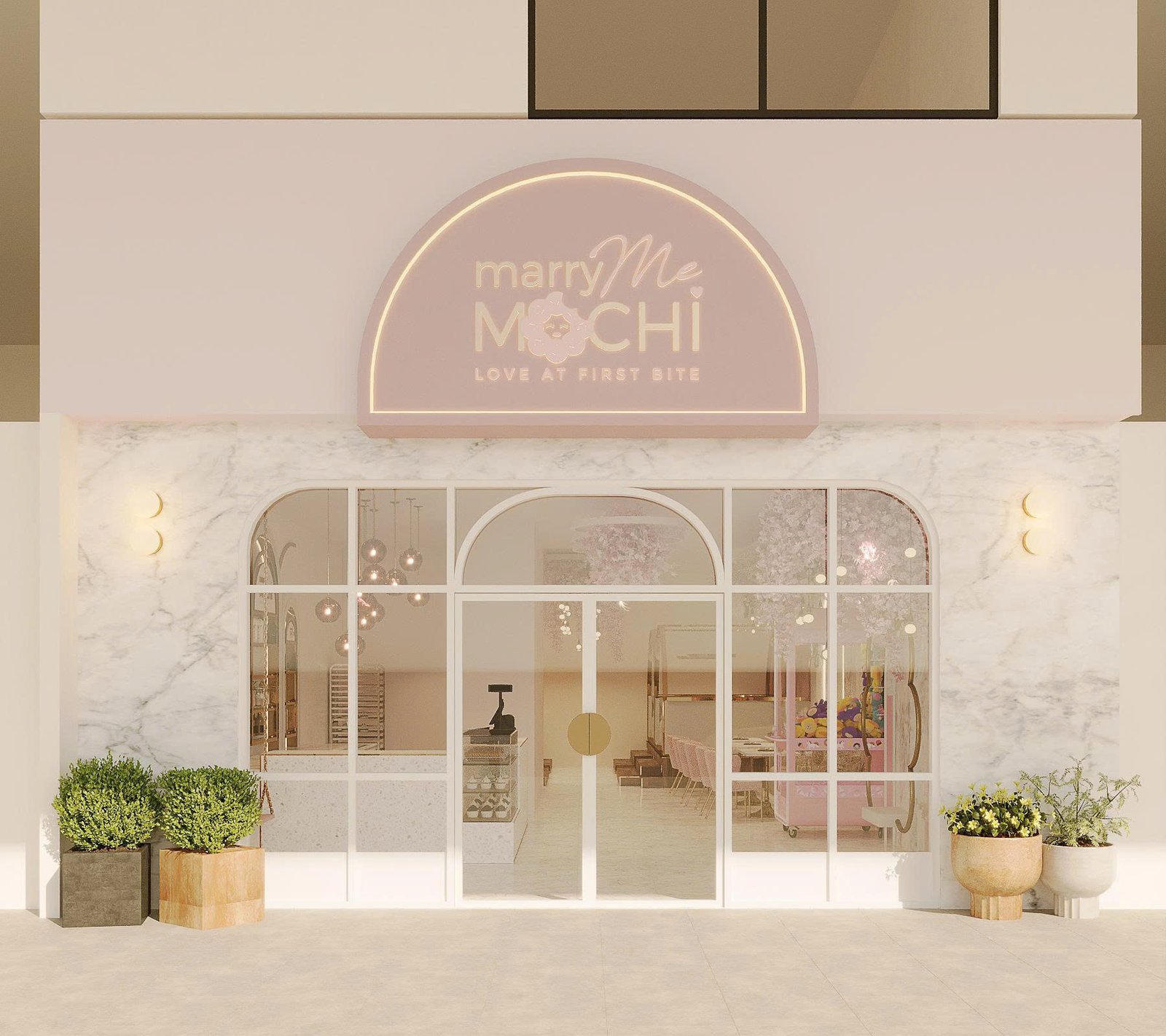 Bakery shop design detail
