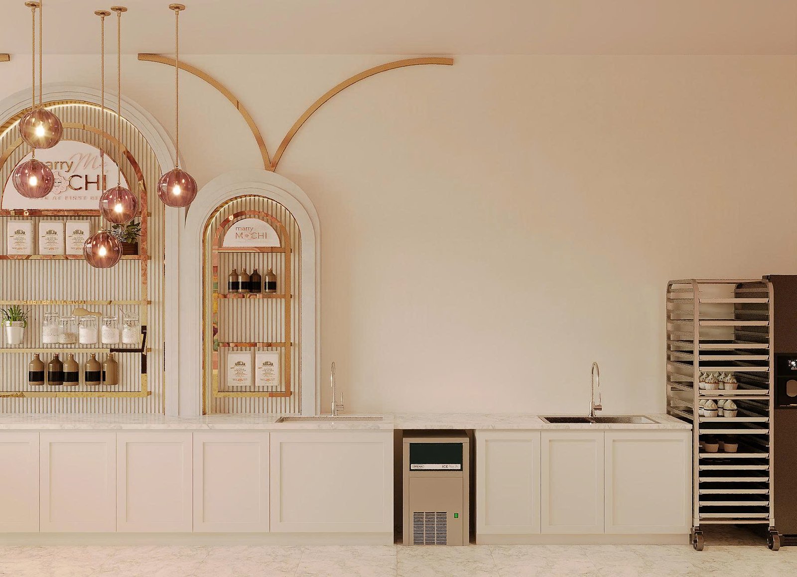 Bakery shop customer area